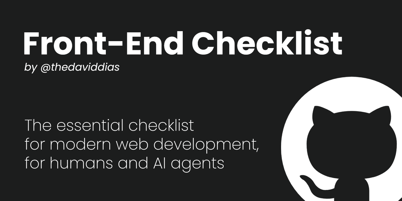 Front-End Checklist