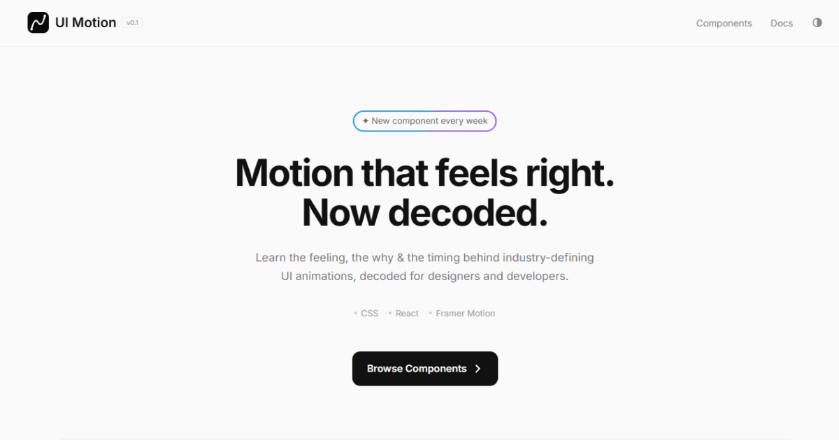 UI Motion